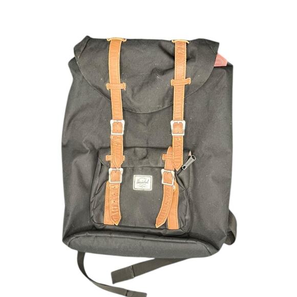 Herschel Little America Flap Backpack in Black main image 6